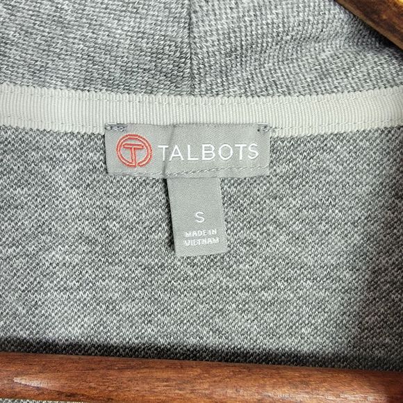 Talbots Size Small Women's Slant Half Zip Long Sleeve Sweater - Picture 2 of 6